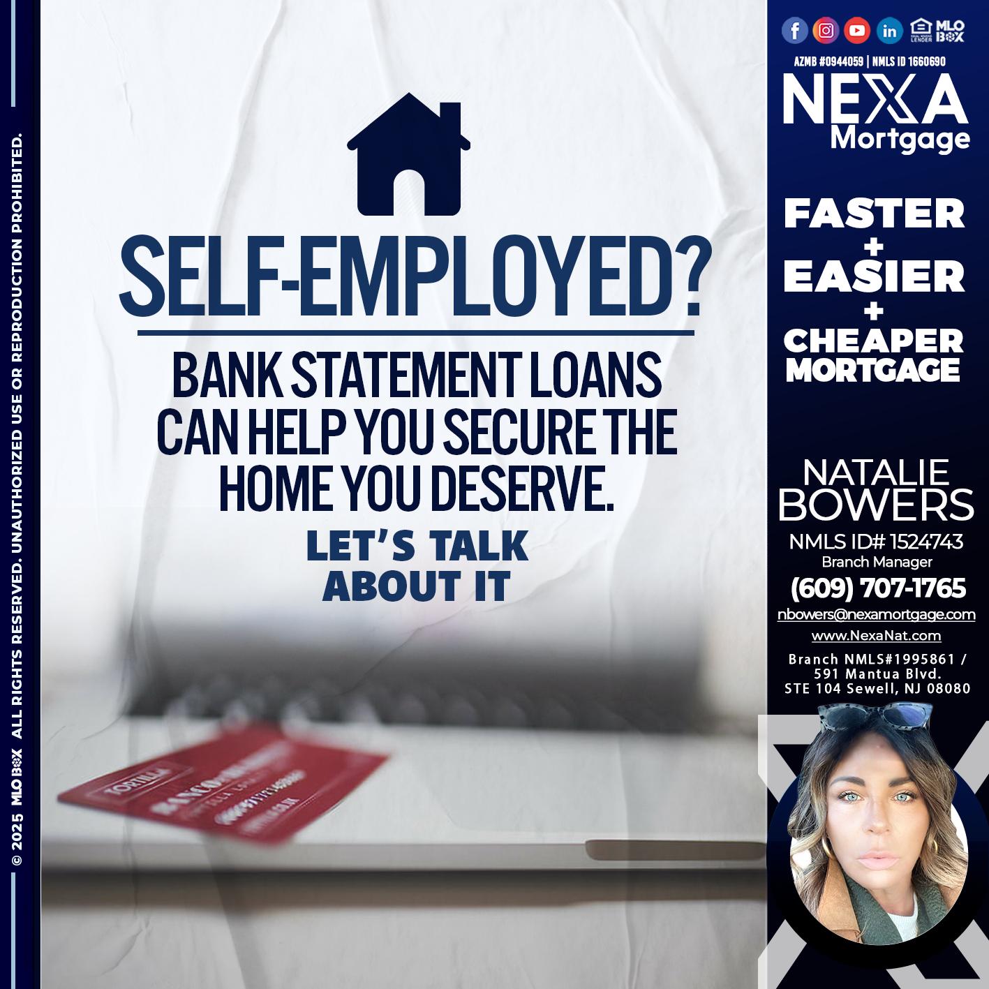 LET´S TALK ABOUT IT - Natalie Bowers -Branch Manager