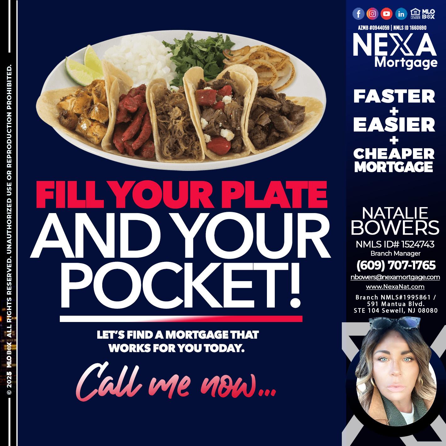 FILL YOUR PLATE - Natalie Bowers -Branch Manager
