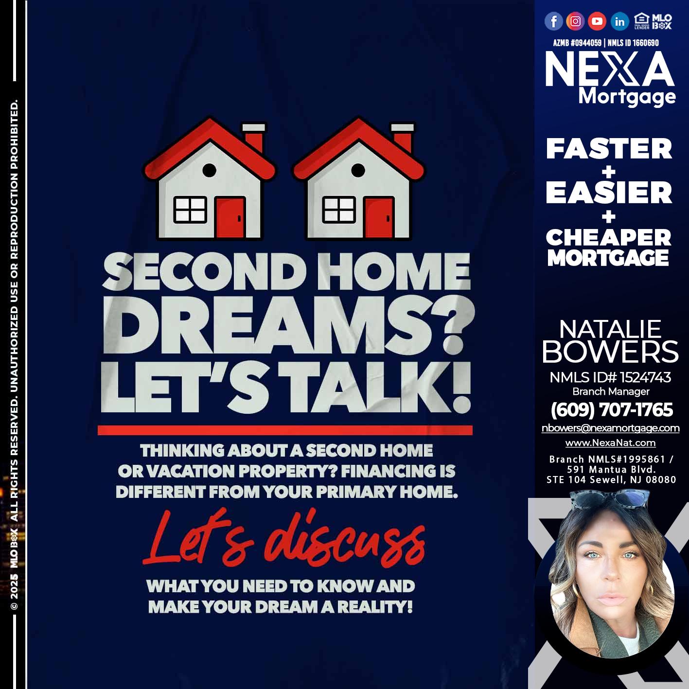 second home dreams? - Natalie Bowers -Branch Manager