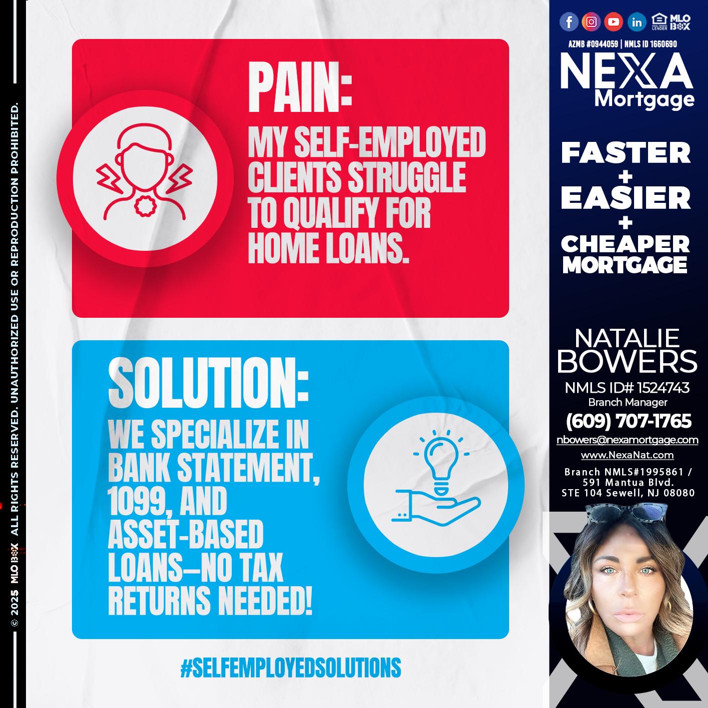 pain-solution - Natalie Bowers -Branch Manager