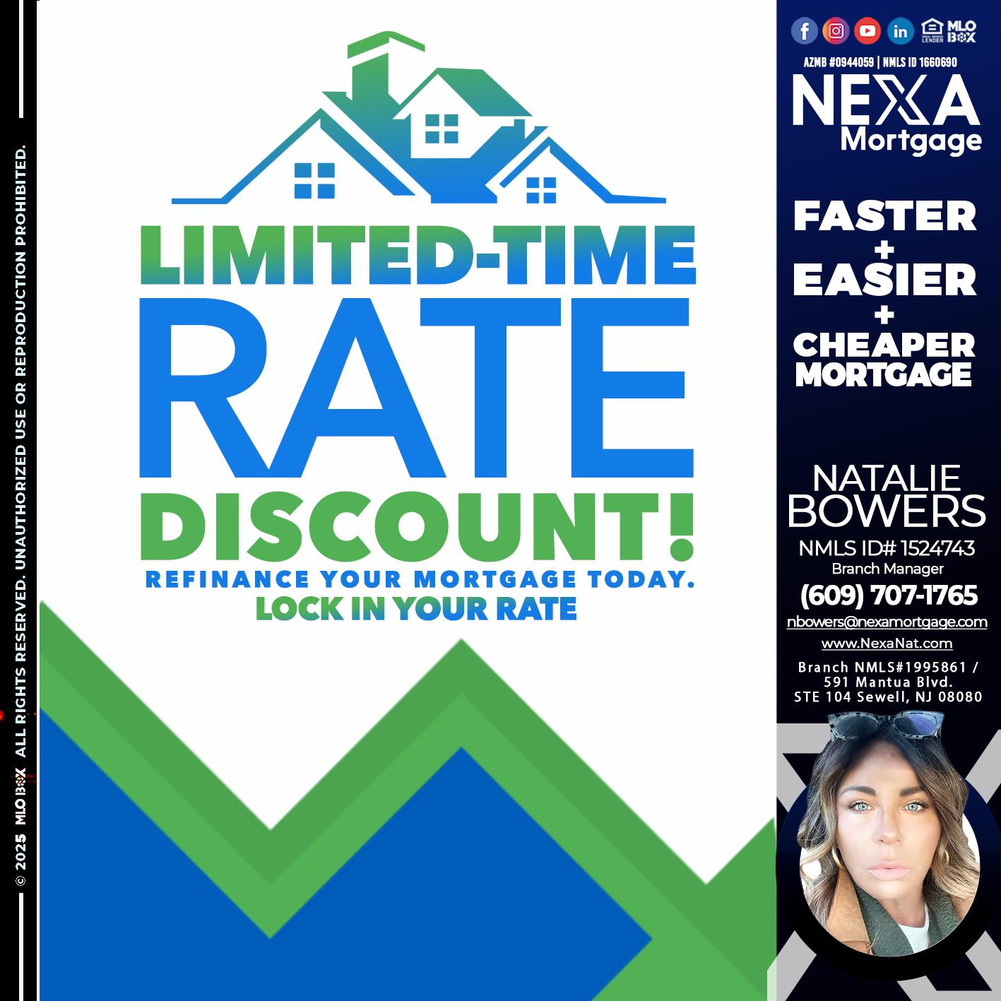 LIMITED TIME - Natalie Bowers -Branch Manager