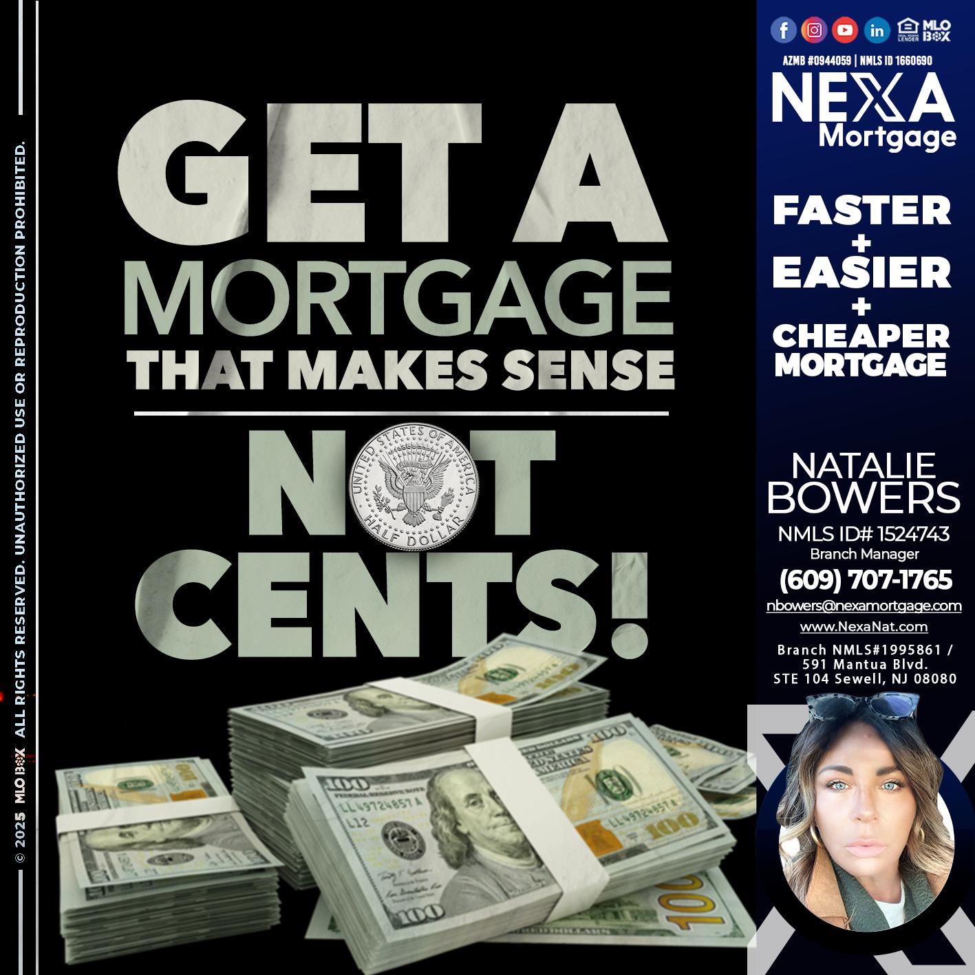 GET A MORTGAGE - Natalie Bowers -Branch Manager