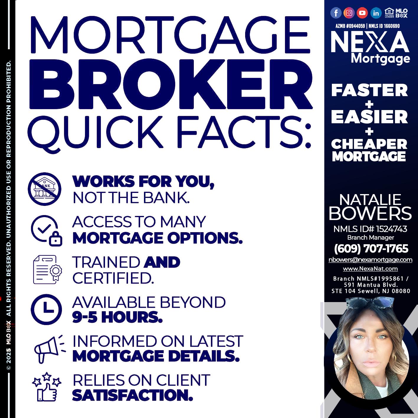 MORTGAGE BROKER - Natalie Bowers -Branch Manager