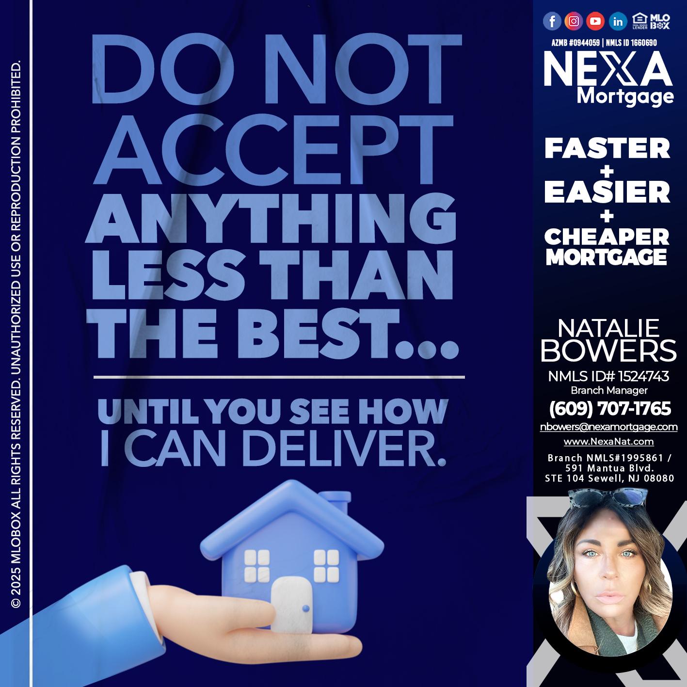 DO NOT ACCEPT - Natalie Bowers -Branch Manager