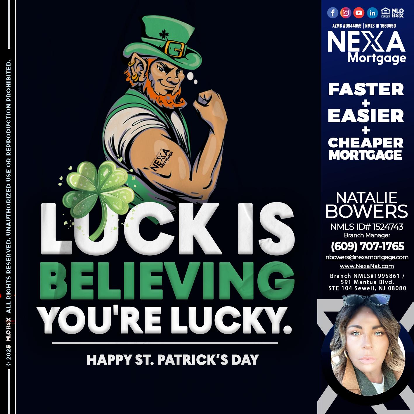 ST. PATRICKS DAY - Natalie Bowers -Branch Manager