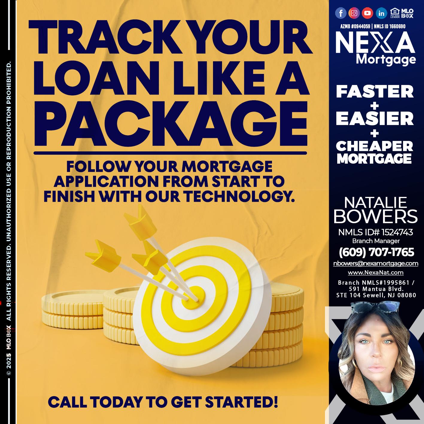 TRACK YOU LOAN - Natalie Bowers -Branch Manager