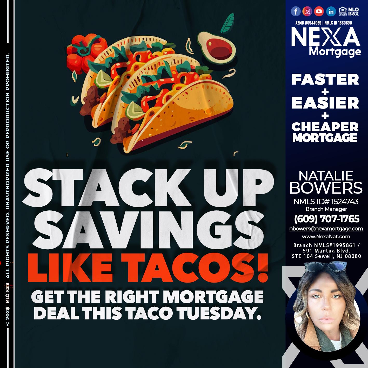 TACO TUESDAY - Natalie Bowers -Branch Manager