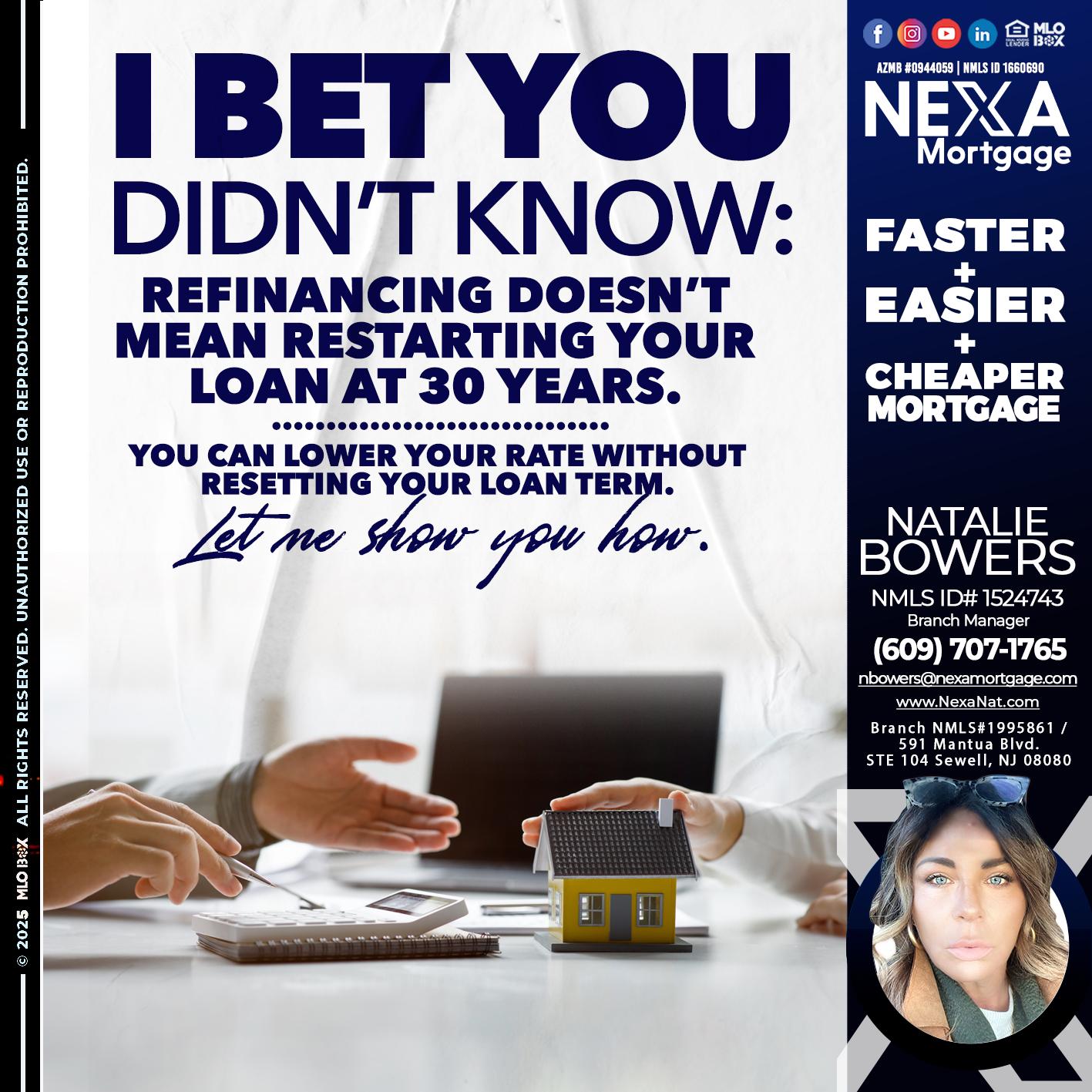 I BET YOU - Natalie Bowers -Branch Manager