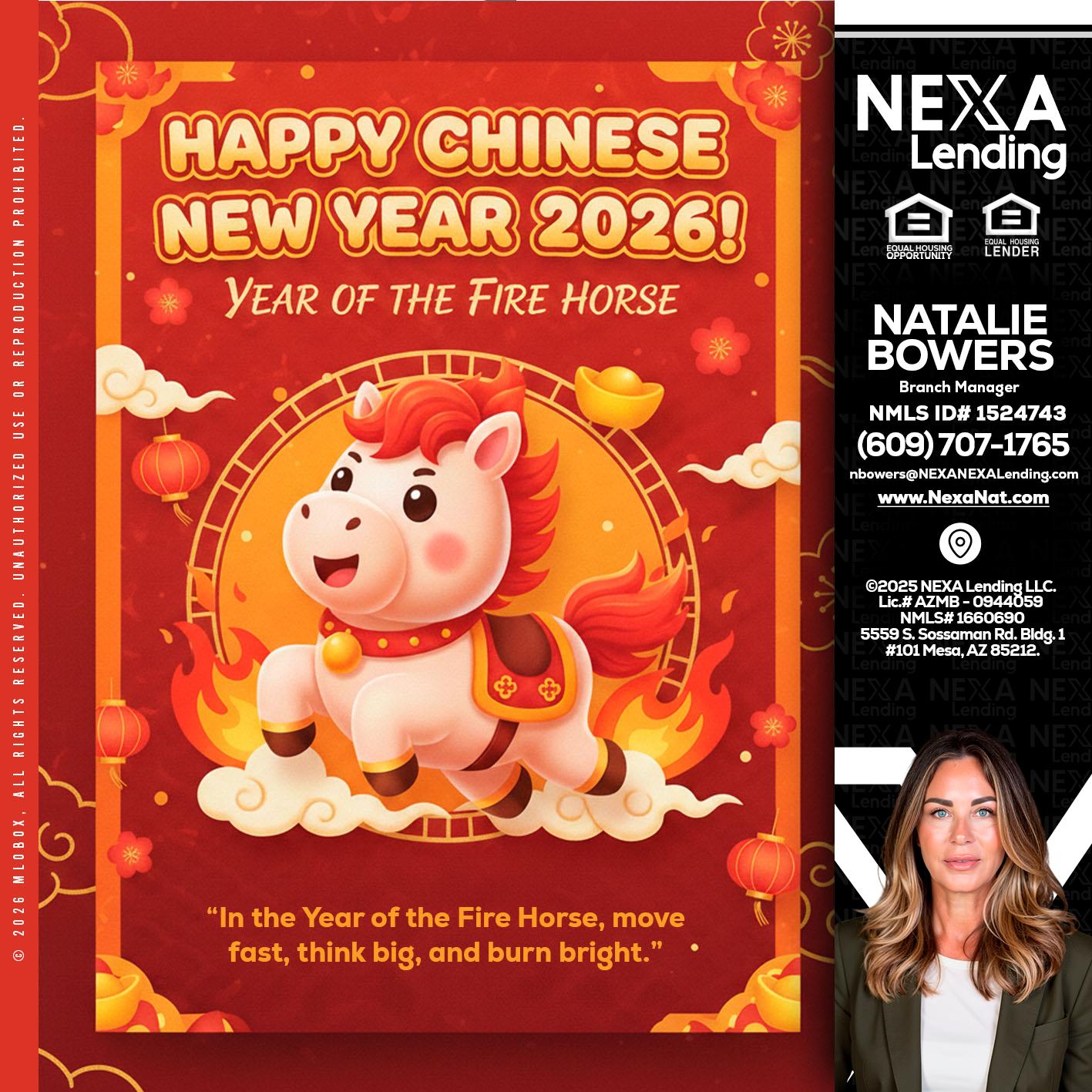 happy Chinese new year - Natalie Bowers -Branch Manager