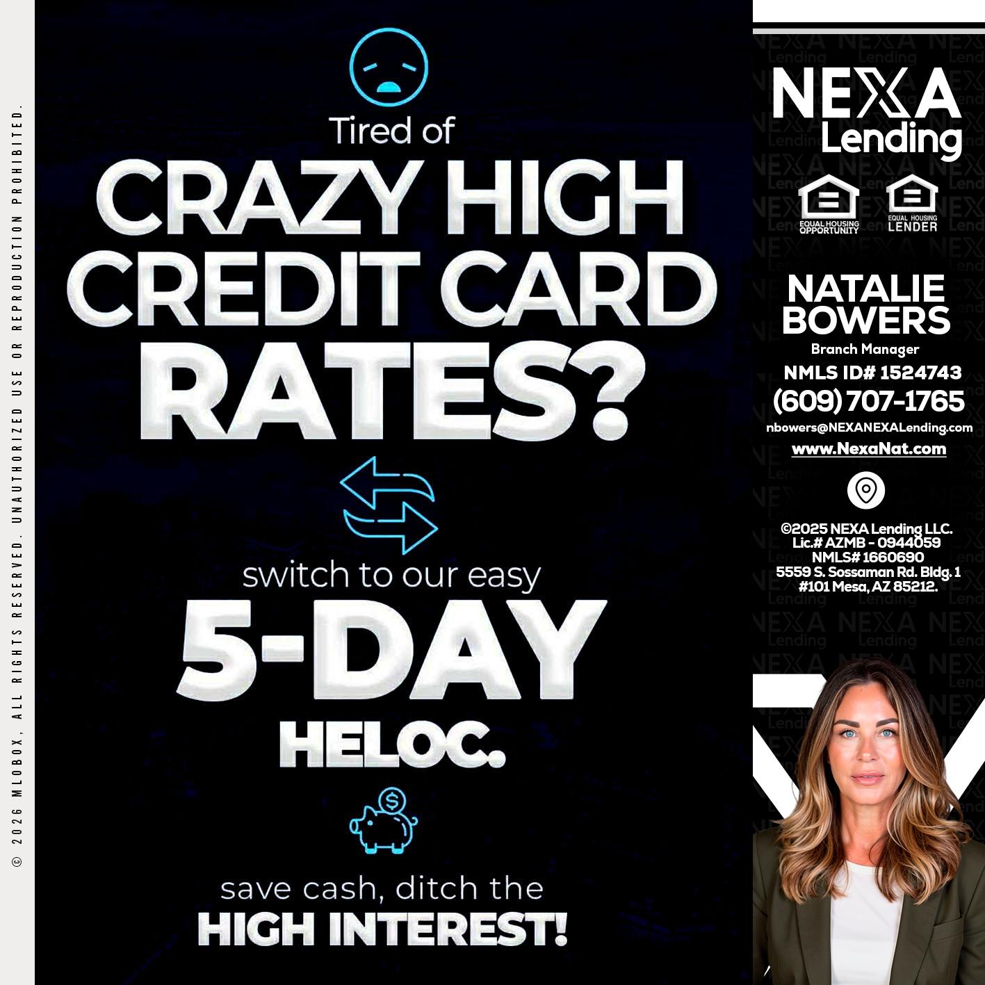 CRAZY HIGH - Natalie Bowers -Branch Manager