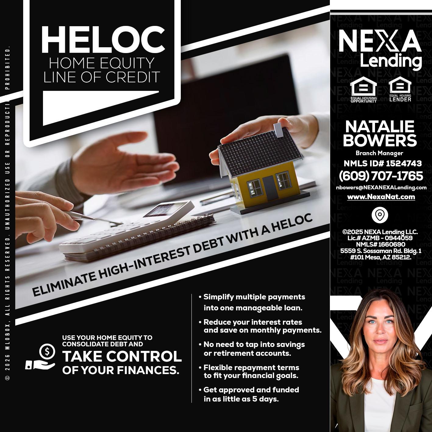 HELOC - Natalie Bowers -Branch Manager