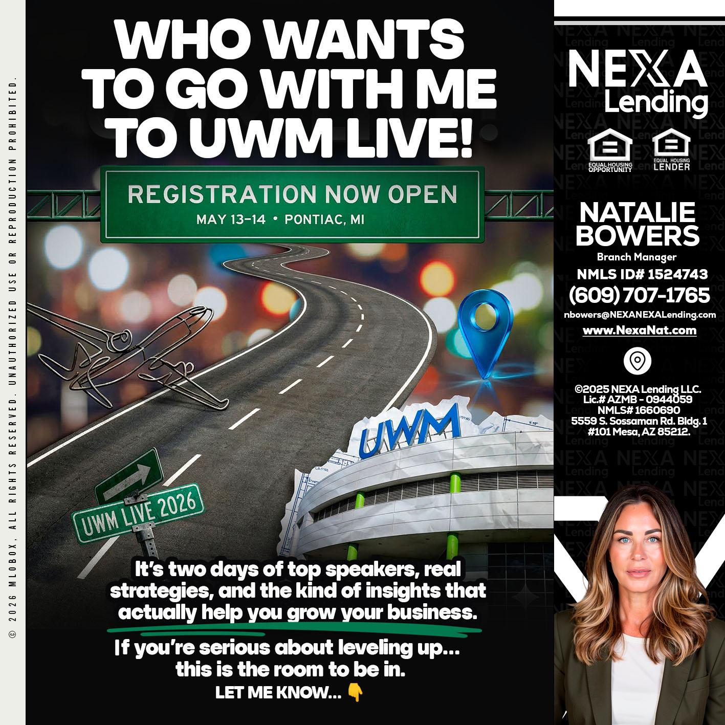 WHO WANTS - Natalie Bowers -Branch Manager