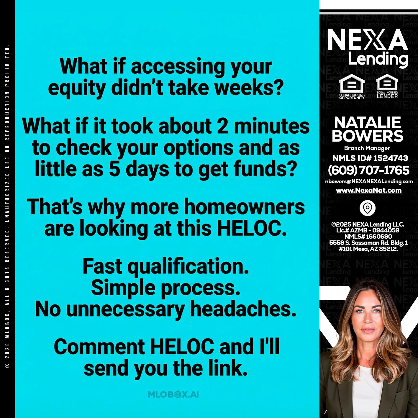 what if - Natalie Bowers -Branch Manager