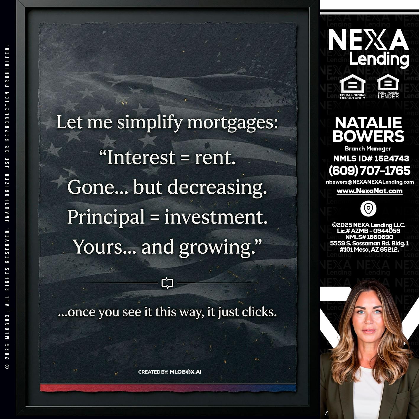 LET ME SIMPLIFY - Natalie Bowers -Branch Manager