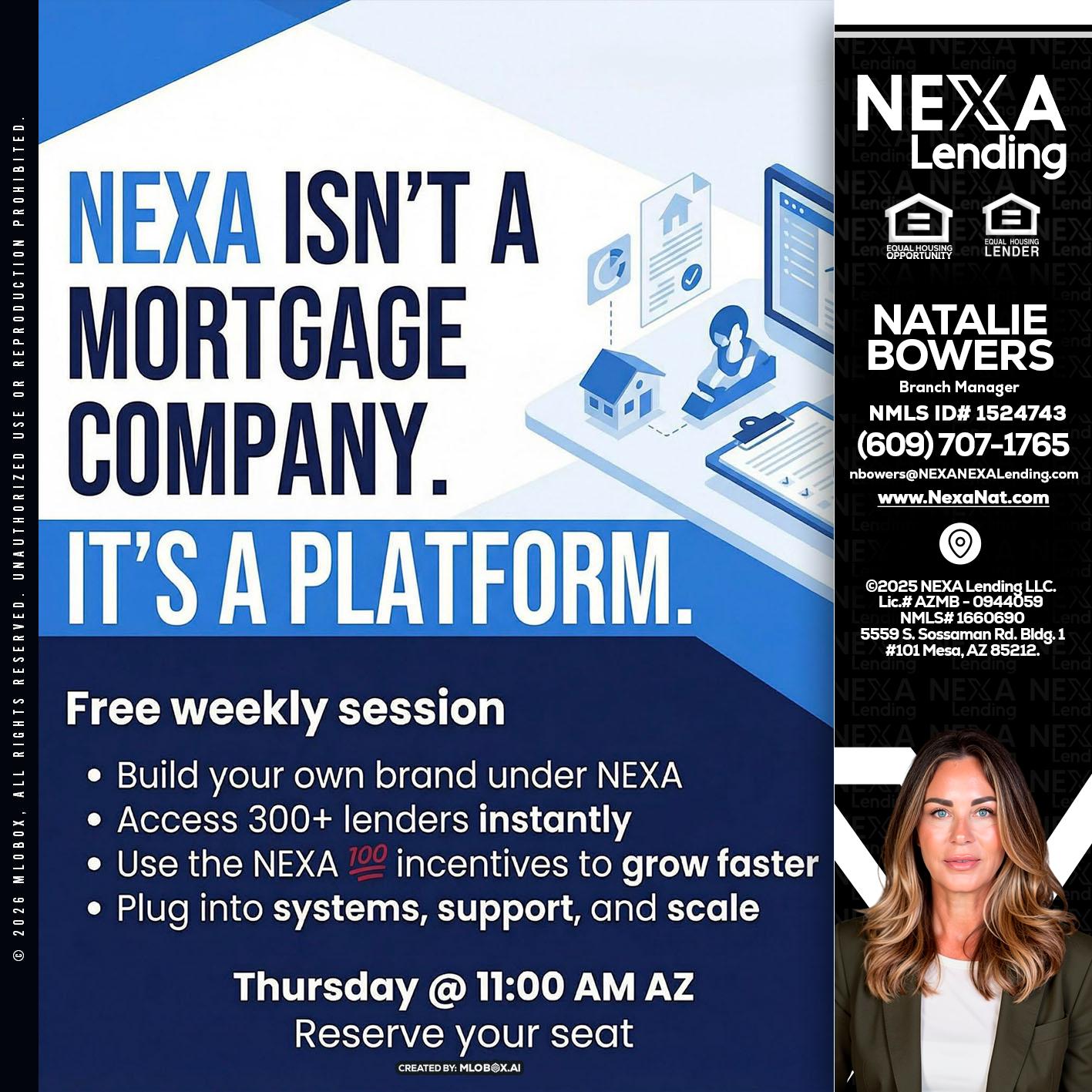 NEXA ISNT - Natalie Bowers -Branch Manager