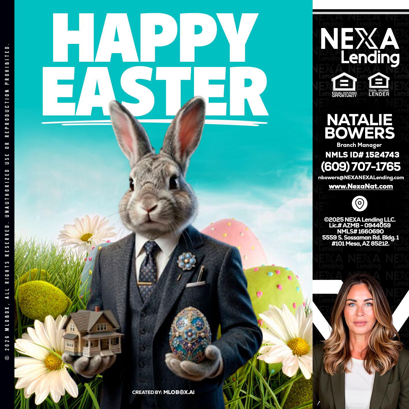 HAPPY EASTER - Natalie Bowers -Branch Manager