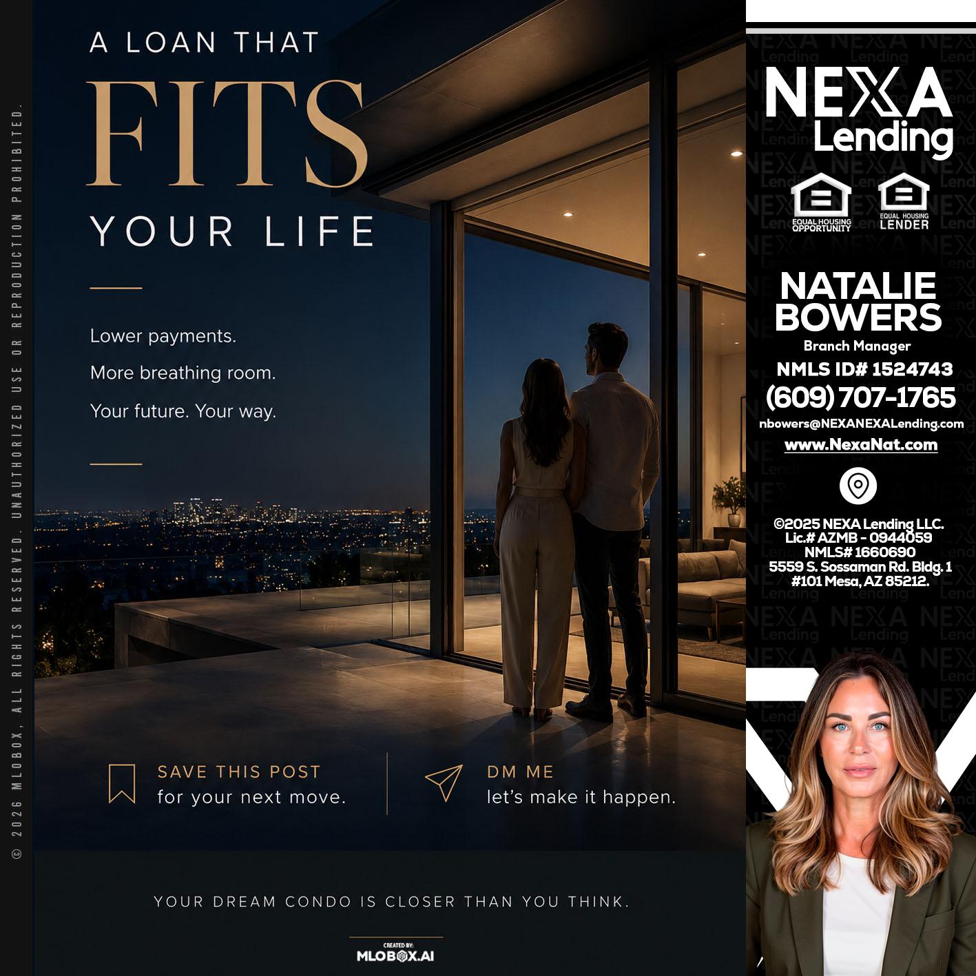 LOANS THAT FIT - Natalie Bowers -Branch Manager