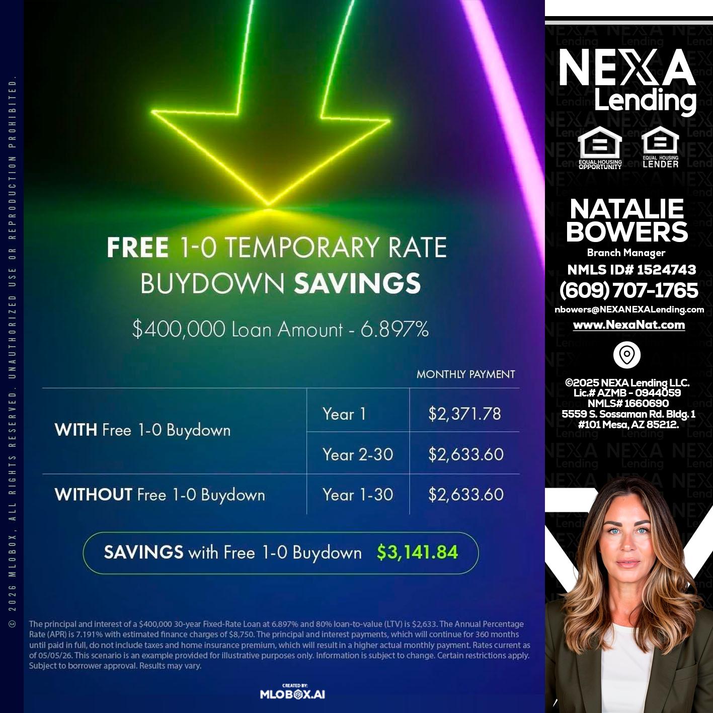 BUYDOWN - Natalie Bowers -Branch Manager