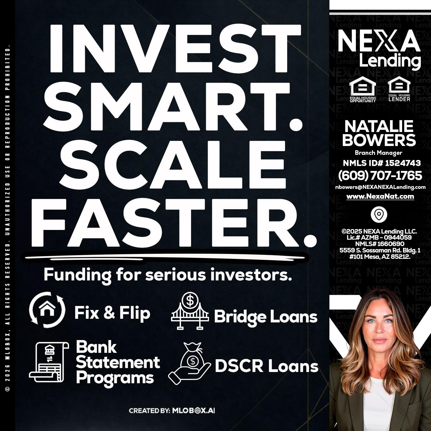 INVEST SMART - Natalie Bowers -Branch Manager