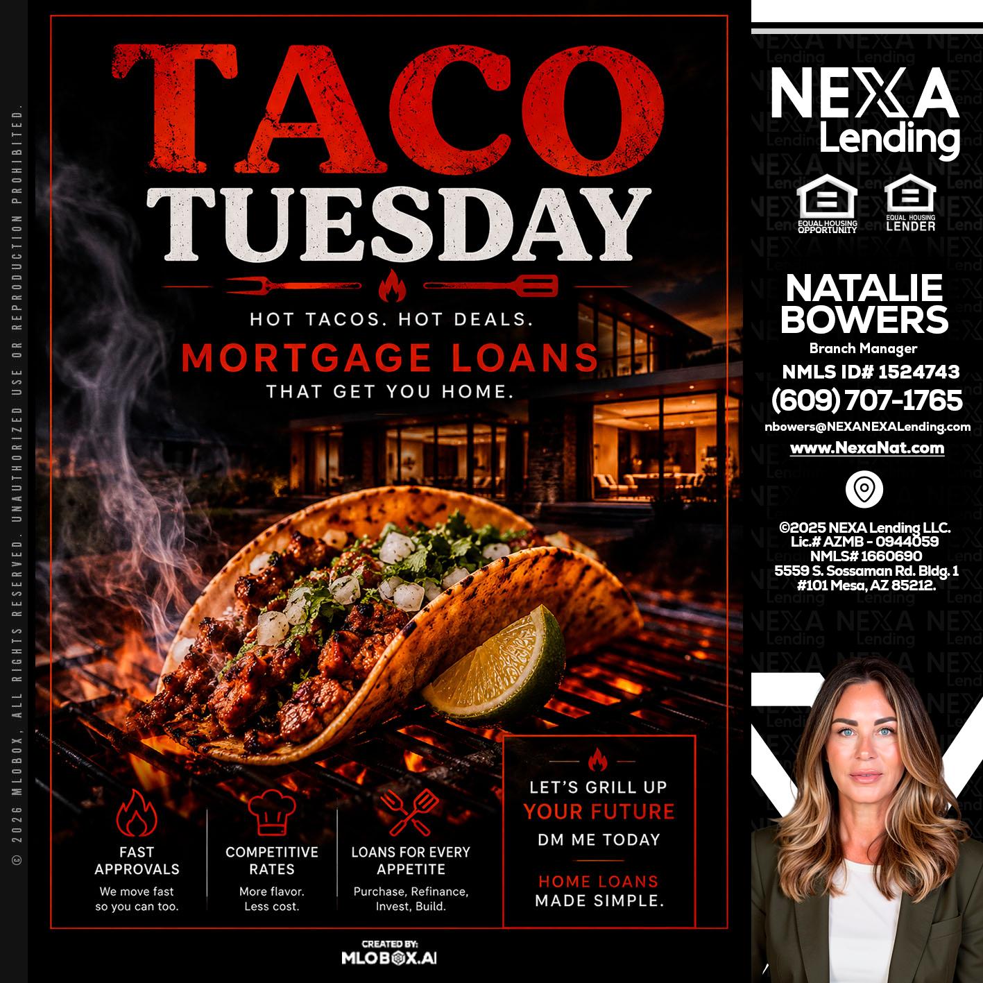 TACO TUESDAY - Natalie Bowers -Branch Manager