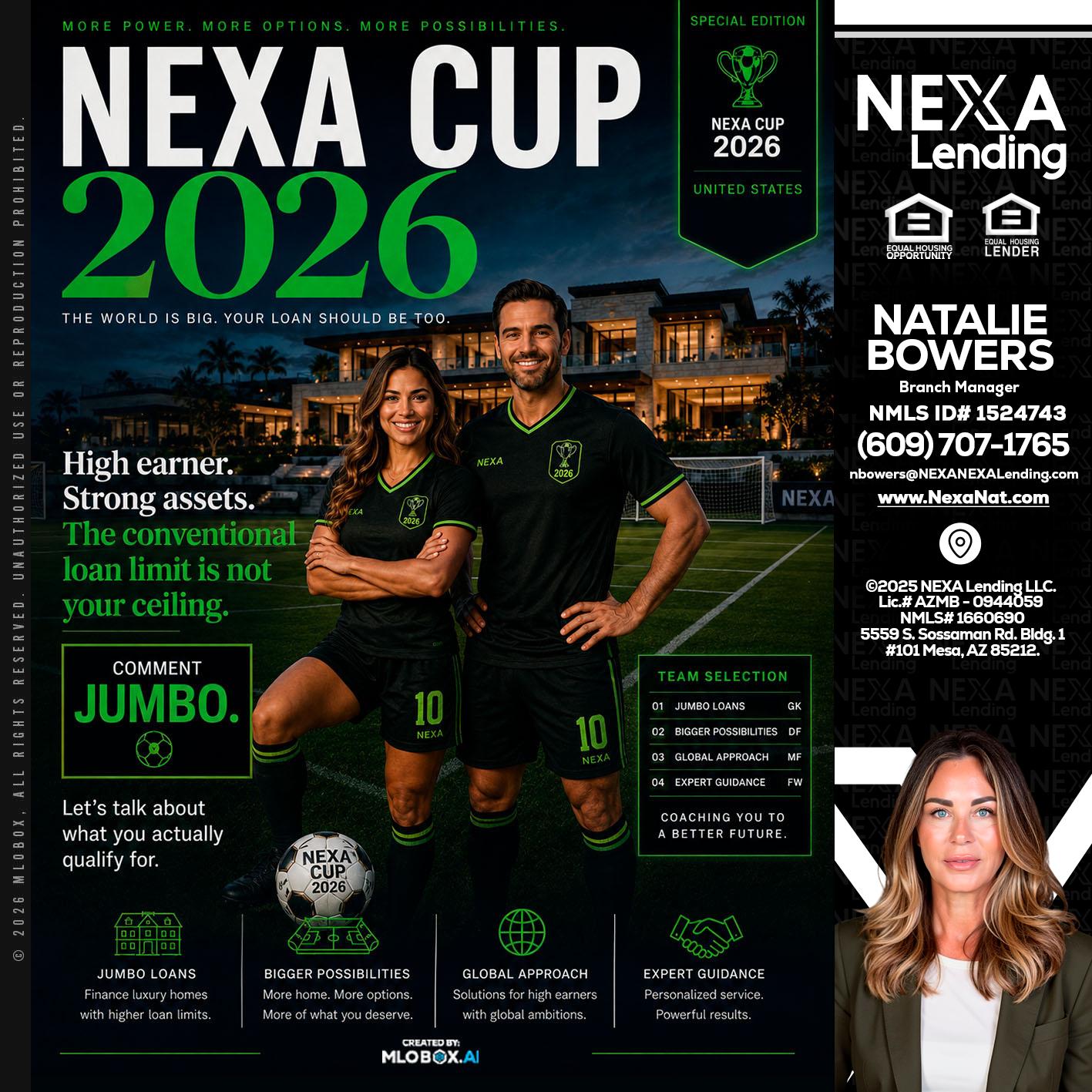 NEXA CUP 2026 - Natalie Bowers -Branch Manager
