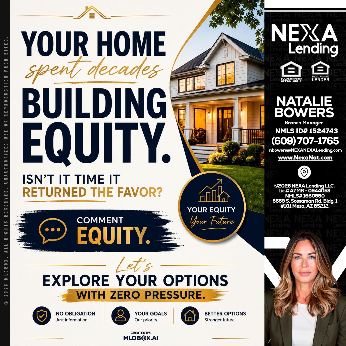 building equity - Natalie Bowers -Branch Manager