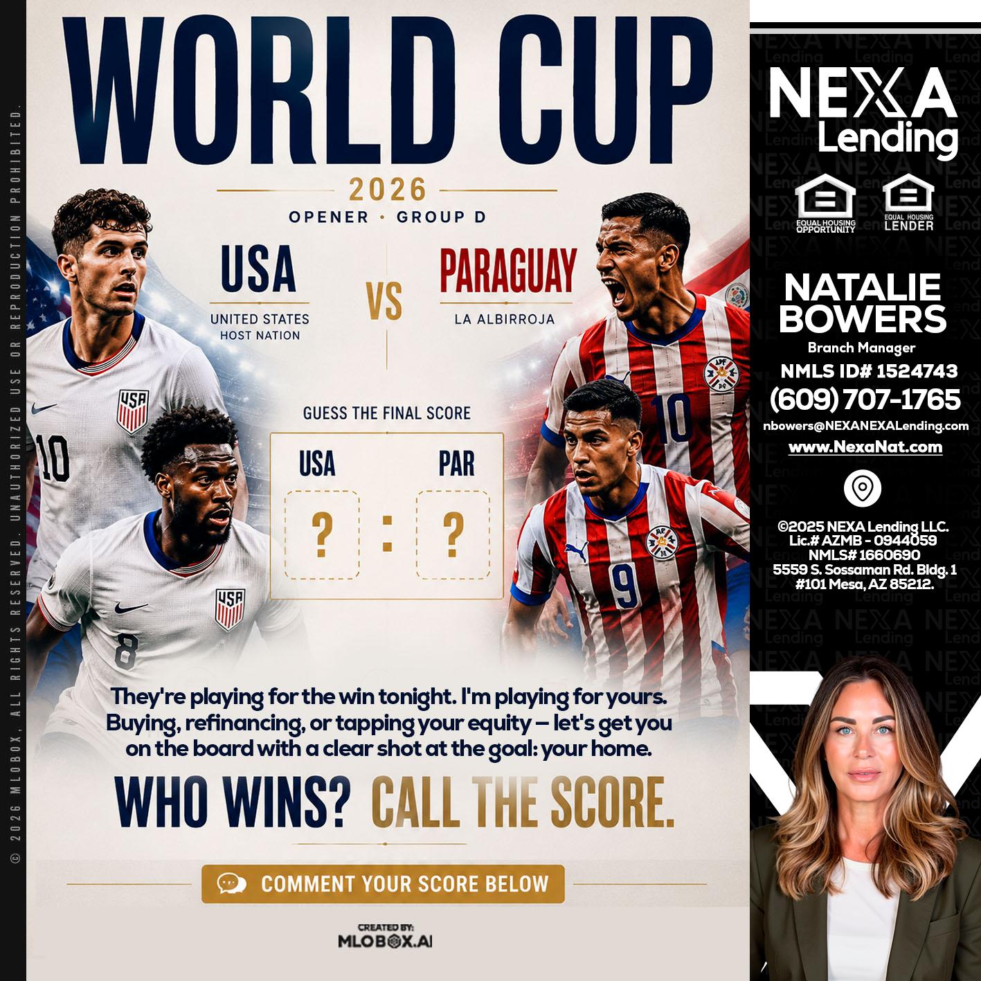 WORLD CUP 2026 - Natalie Bowers -Branch Manager