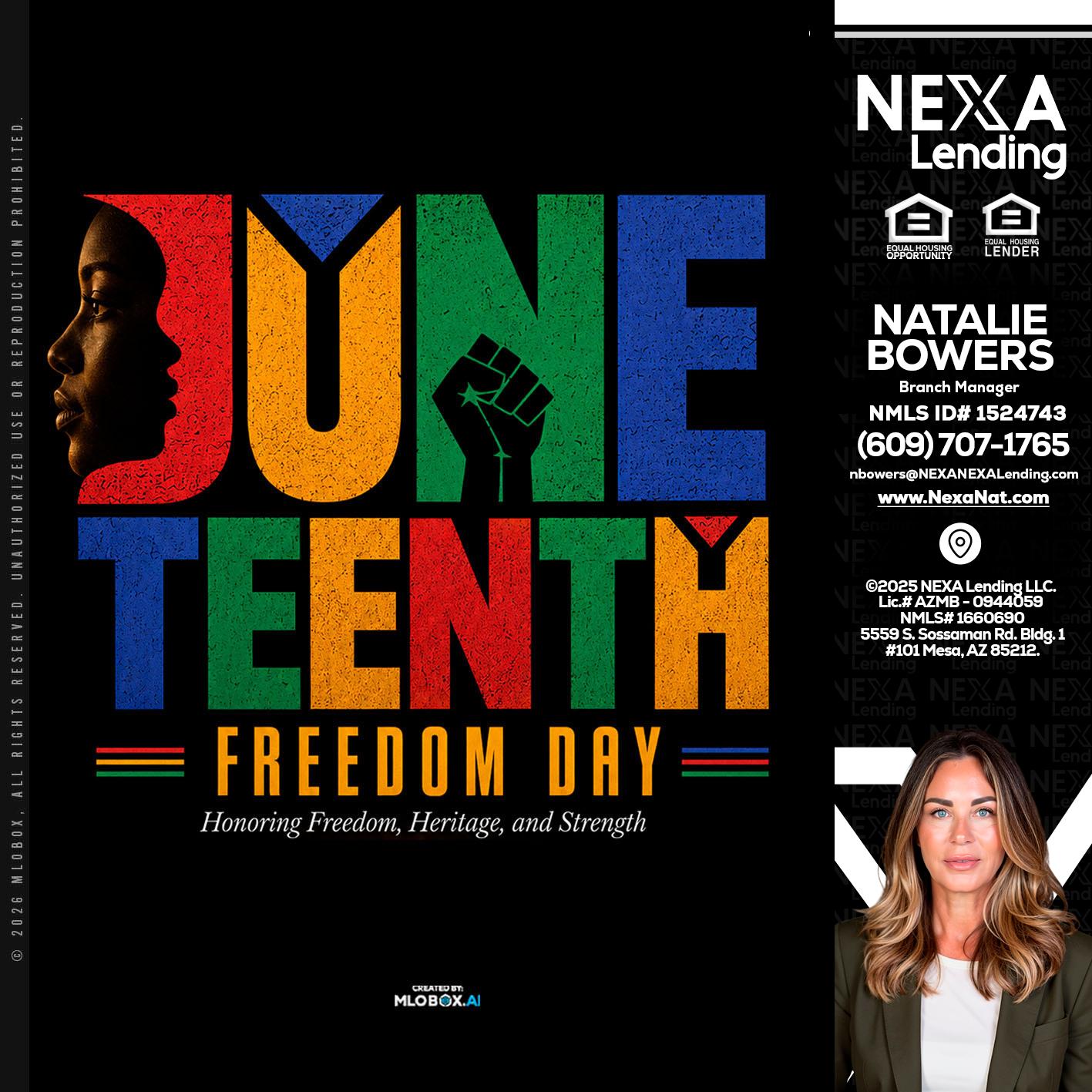 Juneteenth - Natalie Bowers -Branch Manager