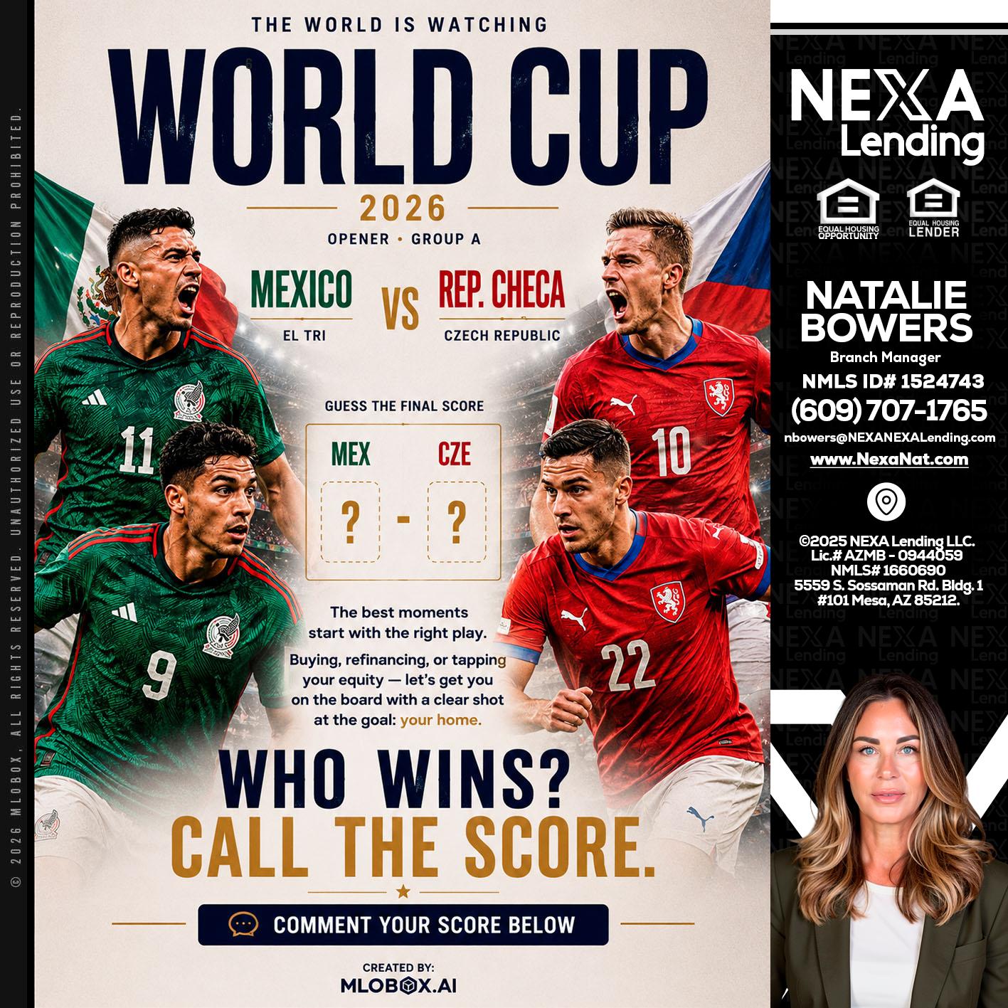 WORLD CUP 2026 - Natalie Bowers -Branch Manager