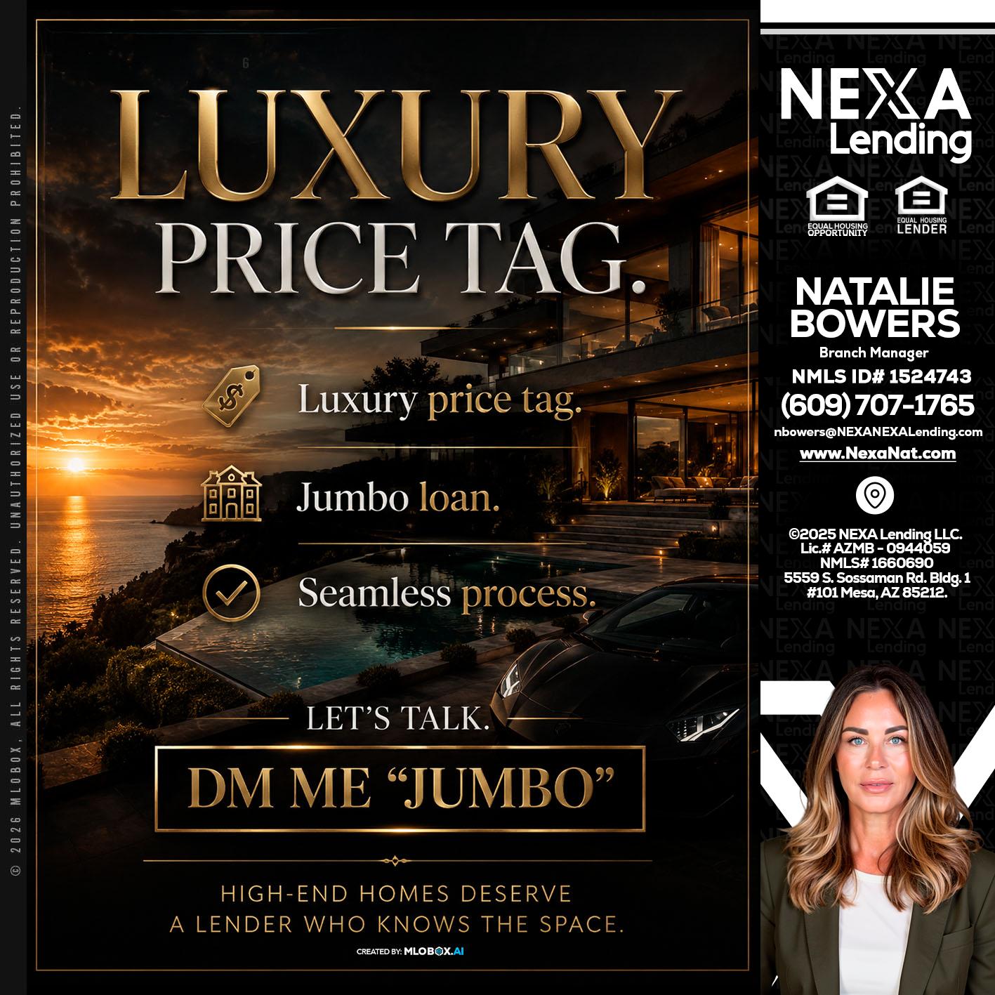 LUXURY PRICE - Natalie Bowers -Branch Manager