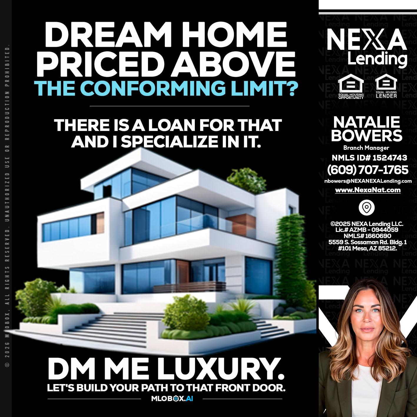 DREAM HOME - Natalie Bowers -Branch Manager