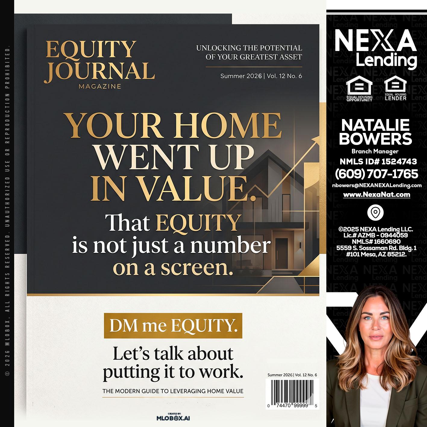 YOUR HOME - Natalie Bowers -Branch Manager