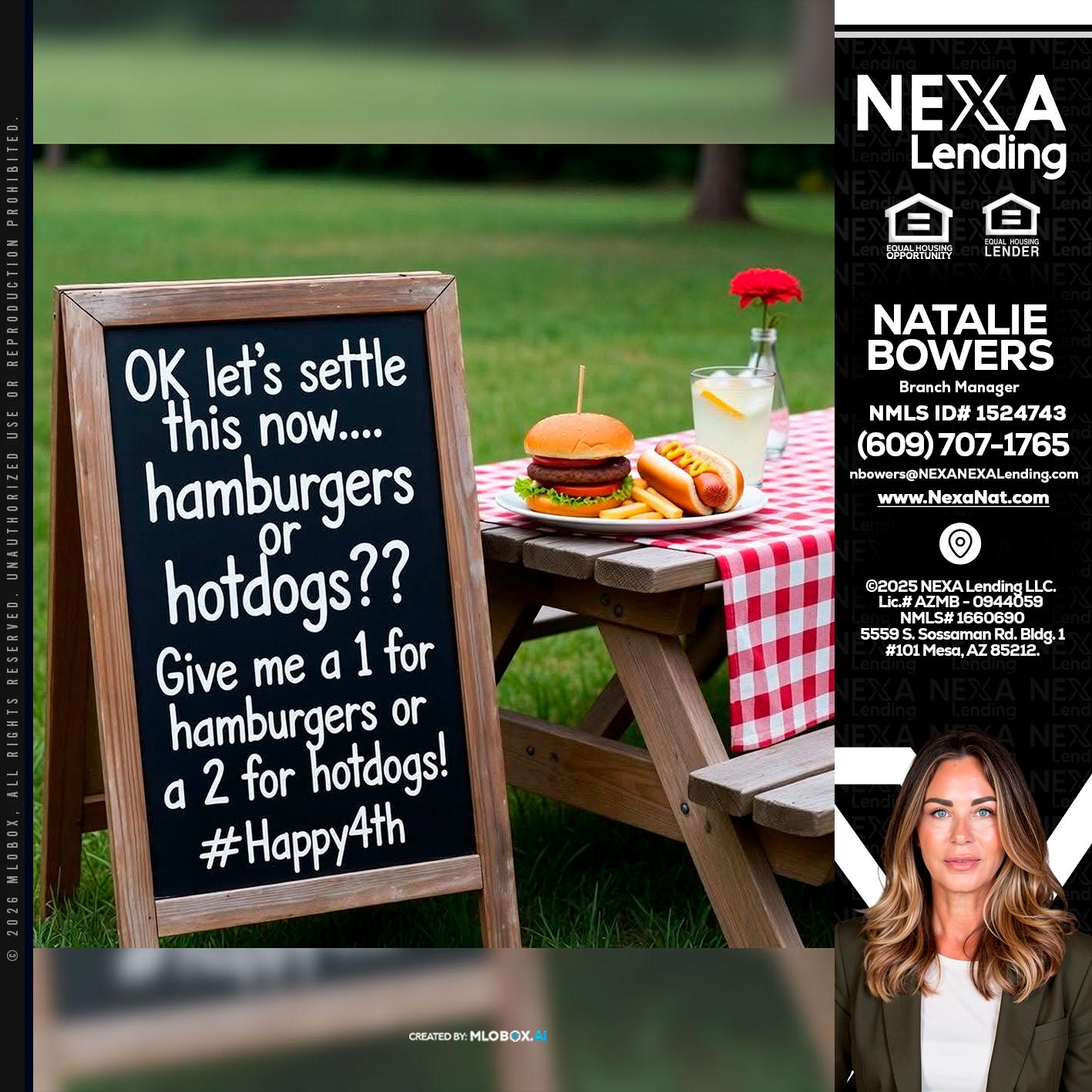 let settle this - Natalie Bowers -Branch Manager
