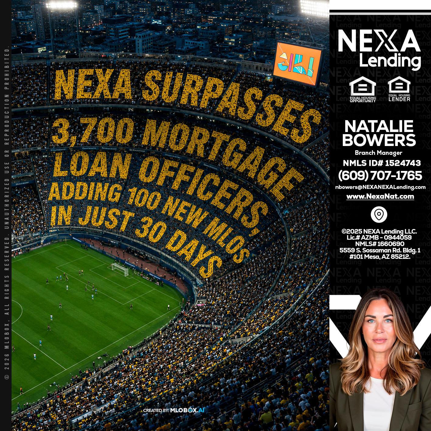 NEXA SURPASSES - Natalie Bowers -Branch Manager
