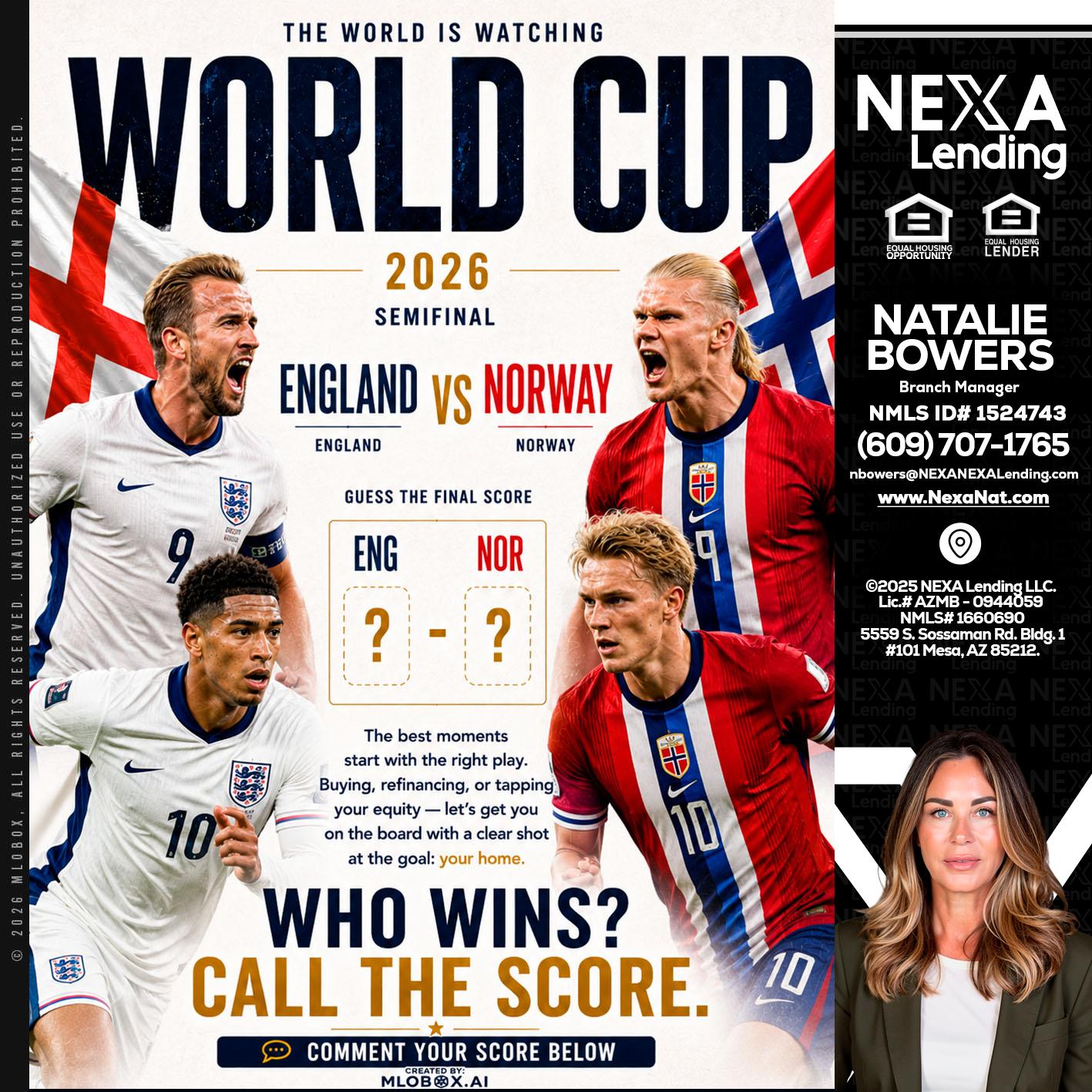WORLD CUP 2026 - Natalie Bowers -Branch Manager