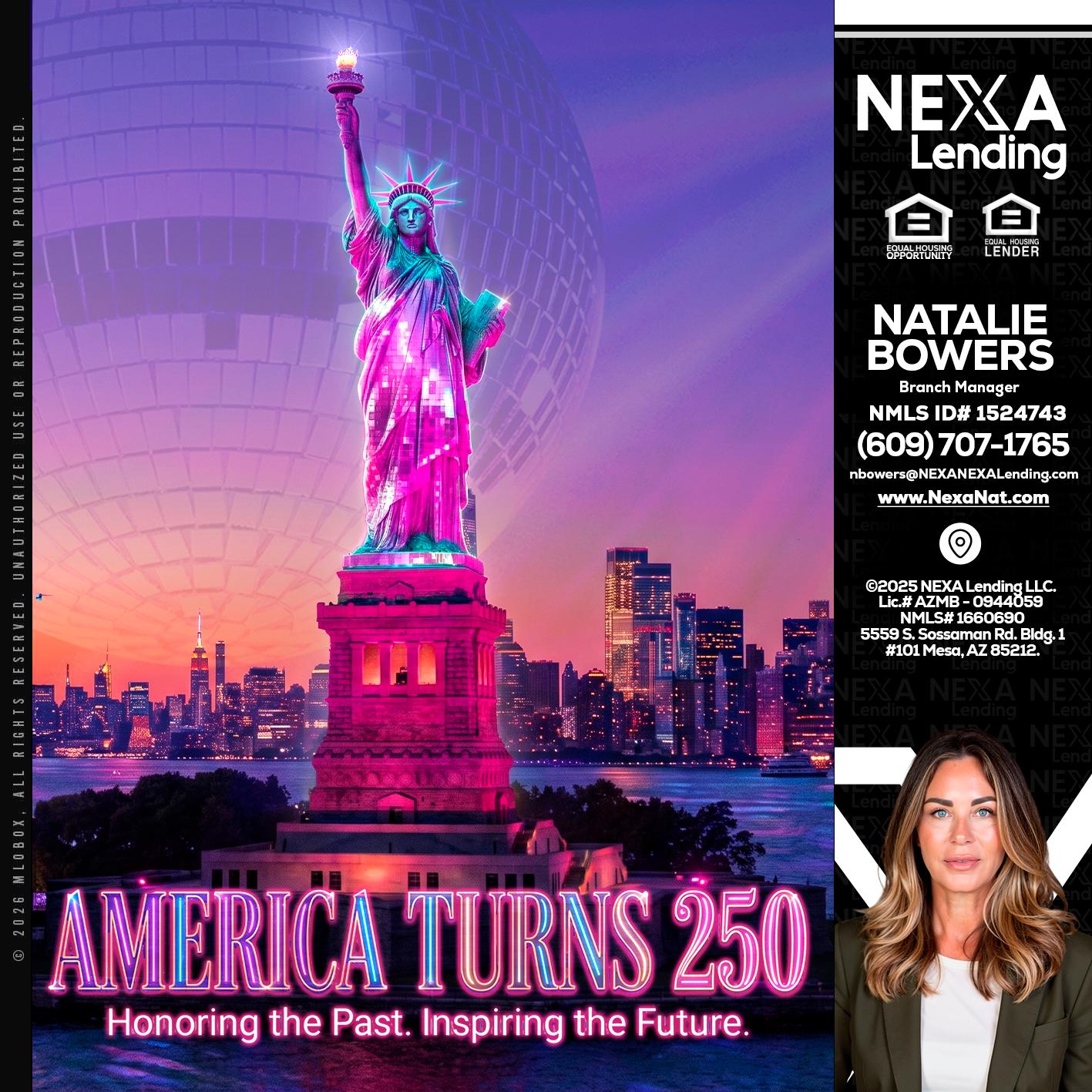 AMERICA TURNS 250 - Natalie Bowers -Branch Manager